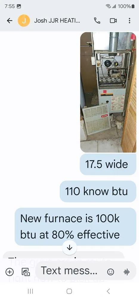 Slide of J.J.R. Heating & Cooling