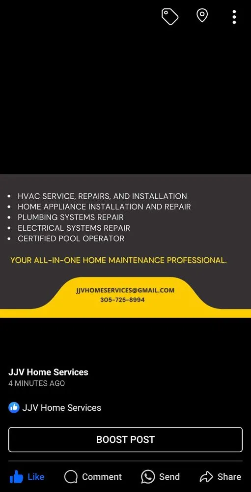 Slide of JJV Home Services