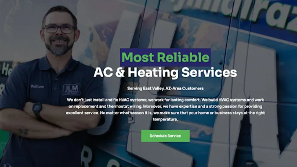 Slide of JLM Air Conditioning and Heating