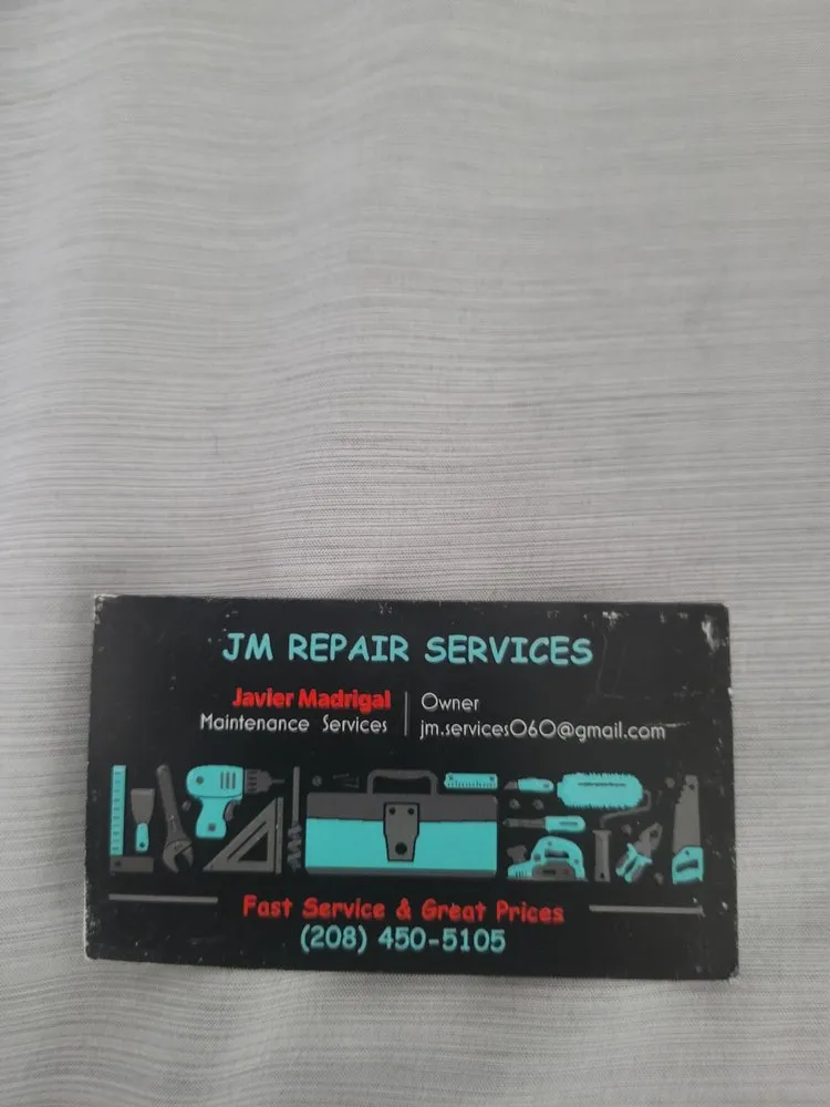 Slide of JM Repair Services