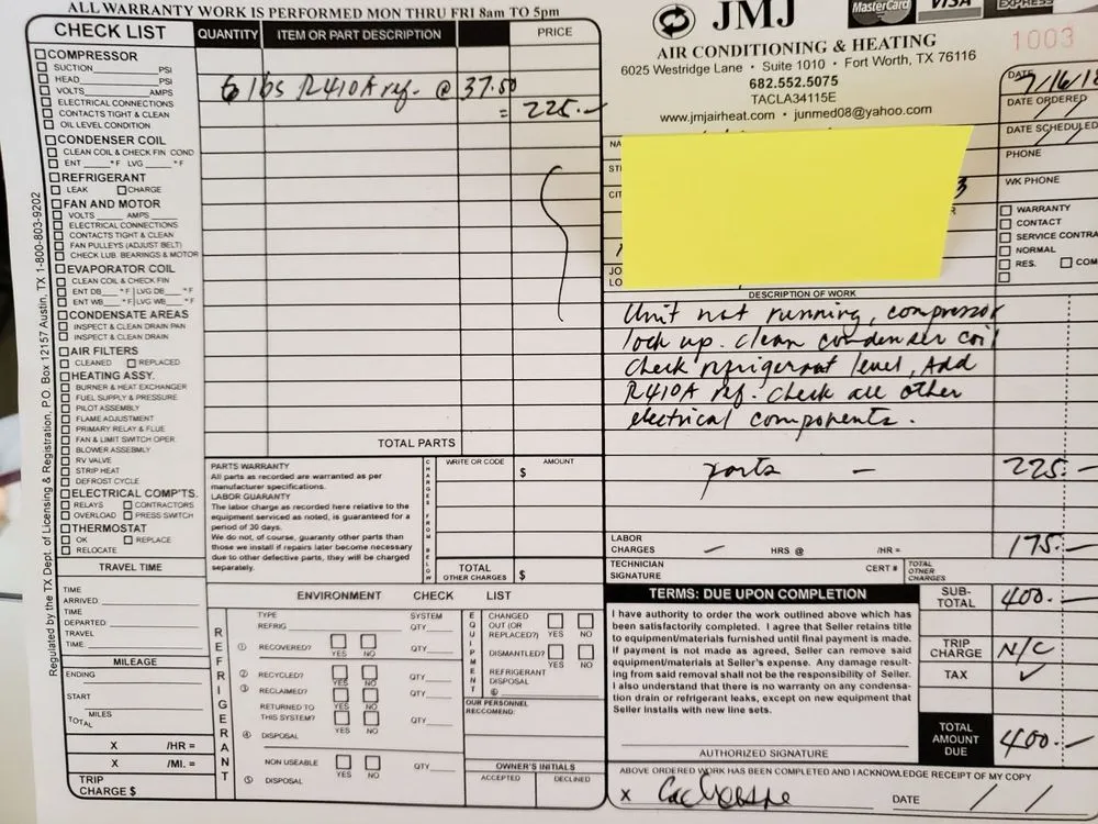 Slide of Jmj Air Conditioning and Heating