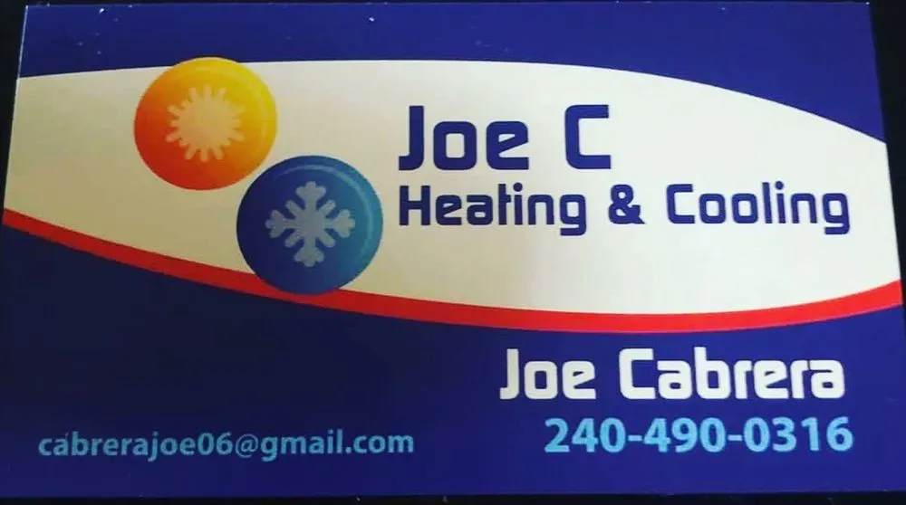 Slide of Joe C heating & cooling