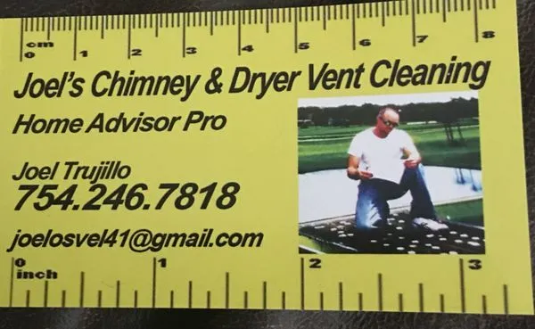 Joel's Chimney and Dryer Vent Cleaning Logo