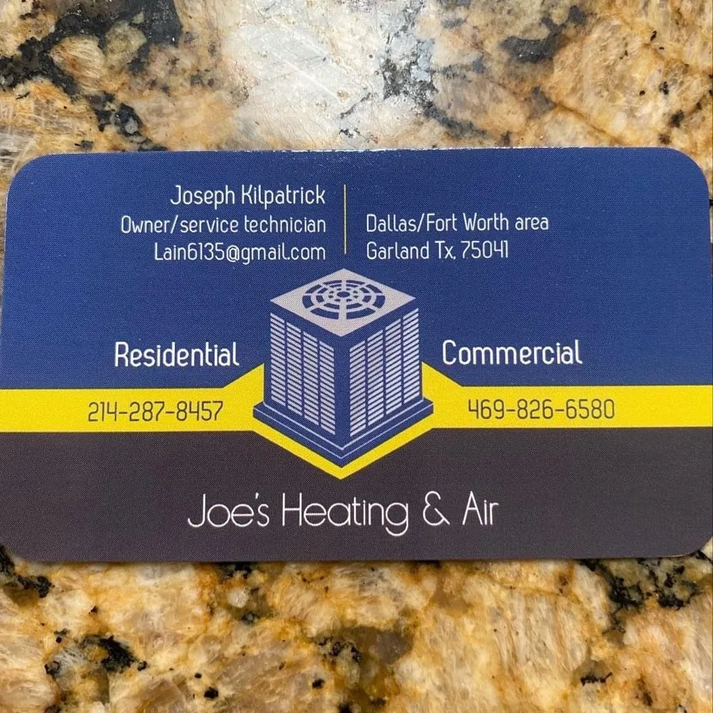Slide of Joe’s Heating & Air