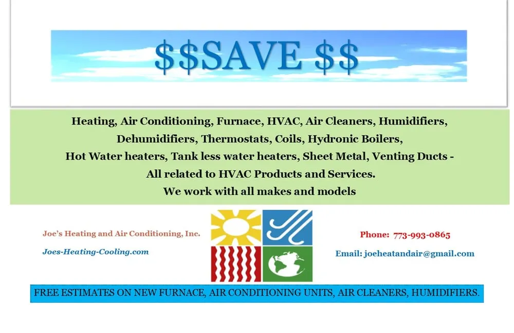 Slide of Joe's Heating and Air Conditioning