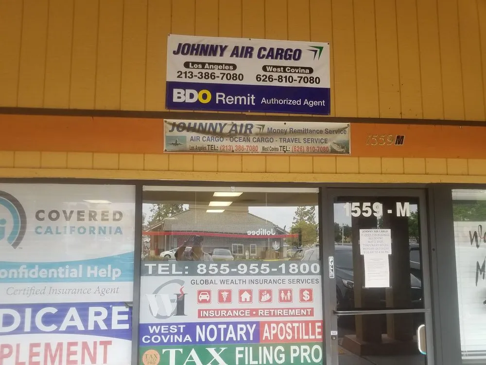 Slide of Johnny Air Cargo Los Angeles