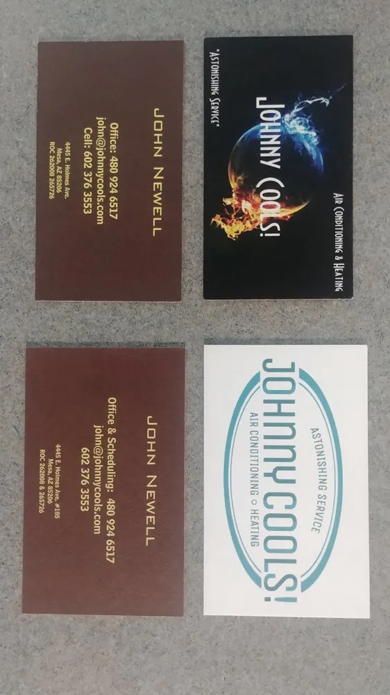 Slide of Johnny Cools Heating & Air