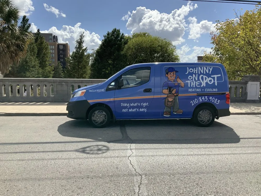 Slide of Johnny On the Spot Heating & Cooling