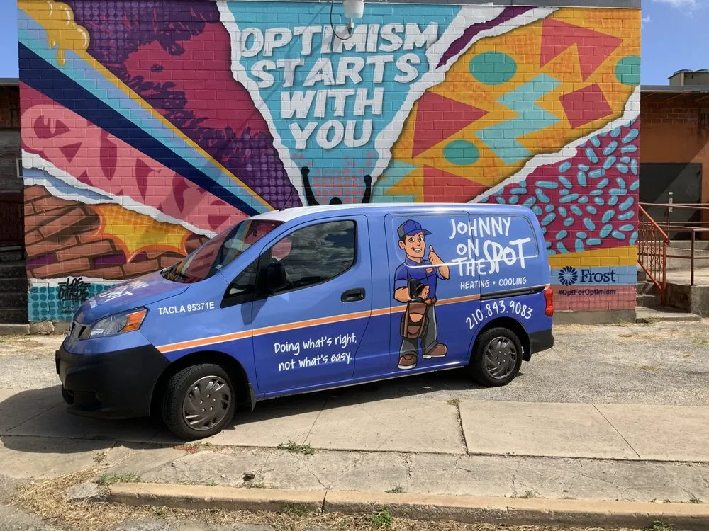 Slide of Johnny On the Spot Heating & Cooling