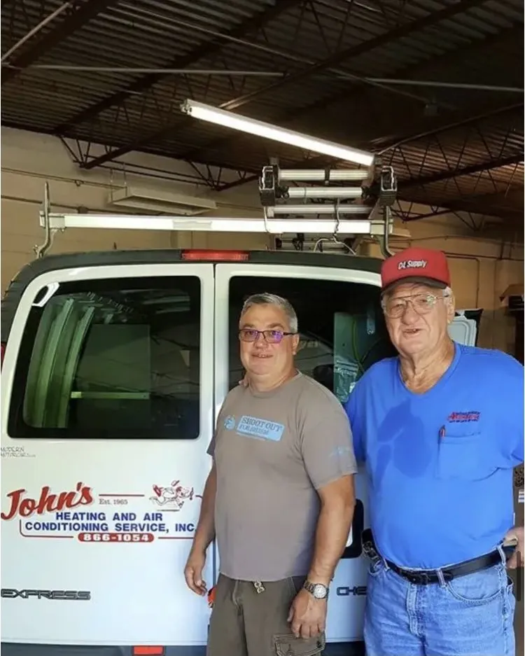 Slide of John's Heating and Air Conditioning