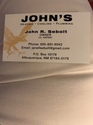 John's Heating Cooling Plumbing Logo