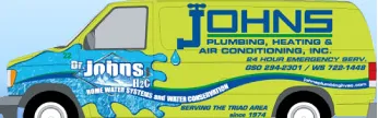 Local HVAC repair experts serving Colfax, NC - Johns Plumbing Heating & Air Conditioning
