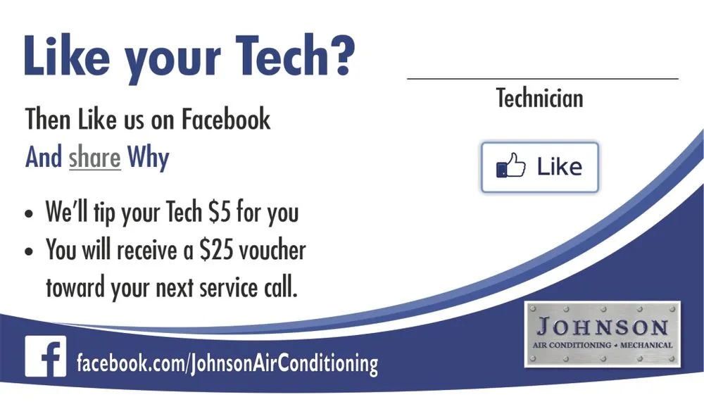 Slide of Johnson Air Conditioning
