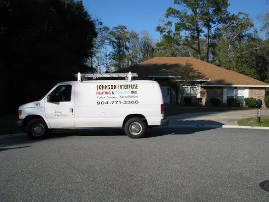 Johnson Enterprise Heating and Cooling Logo