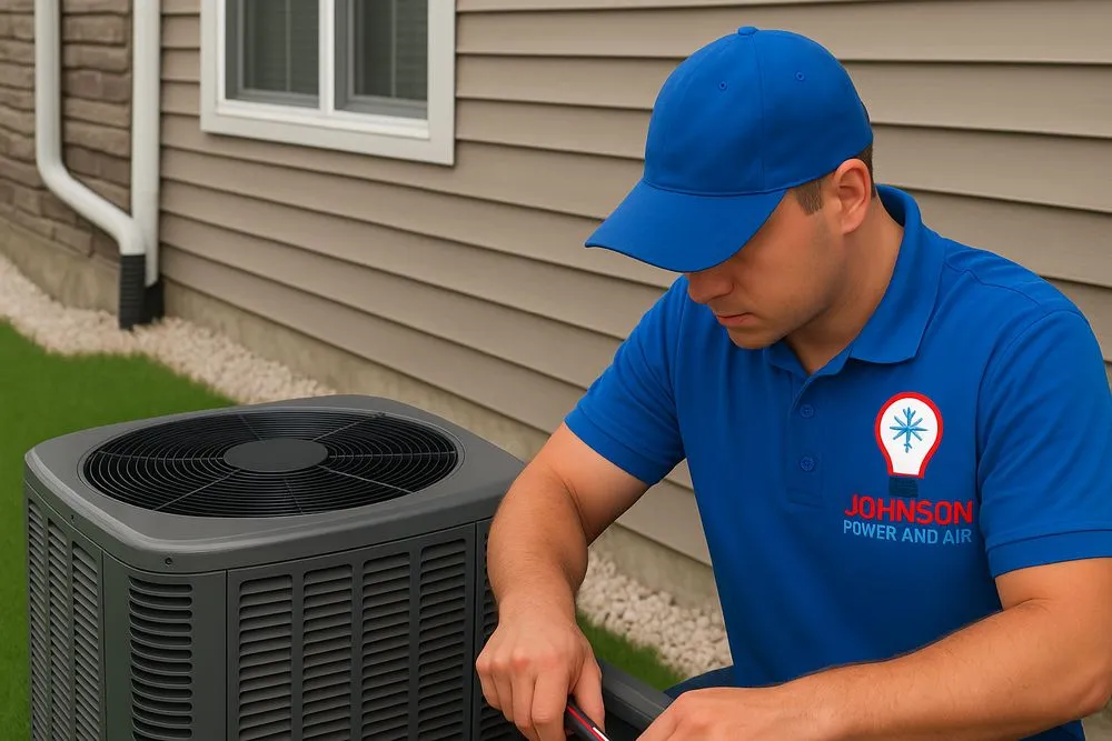 Slide of Johnson Power and Air