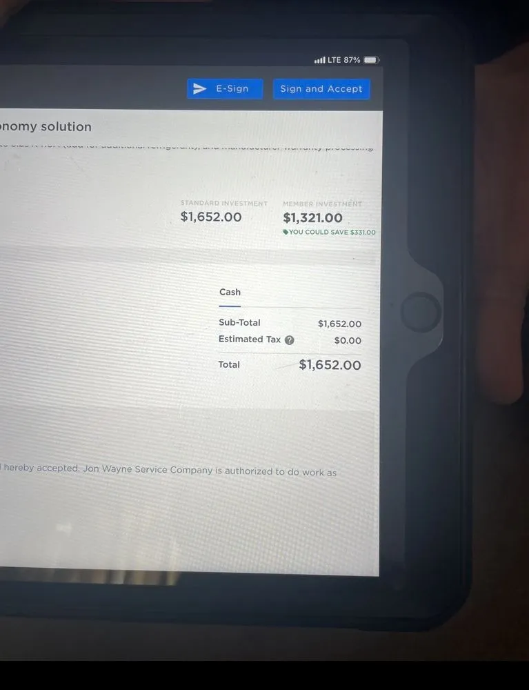 Slide of Jon Wayne Heating & Air Conditioning