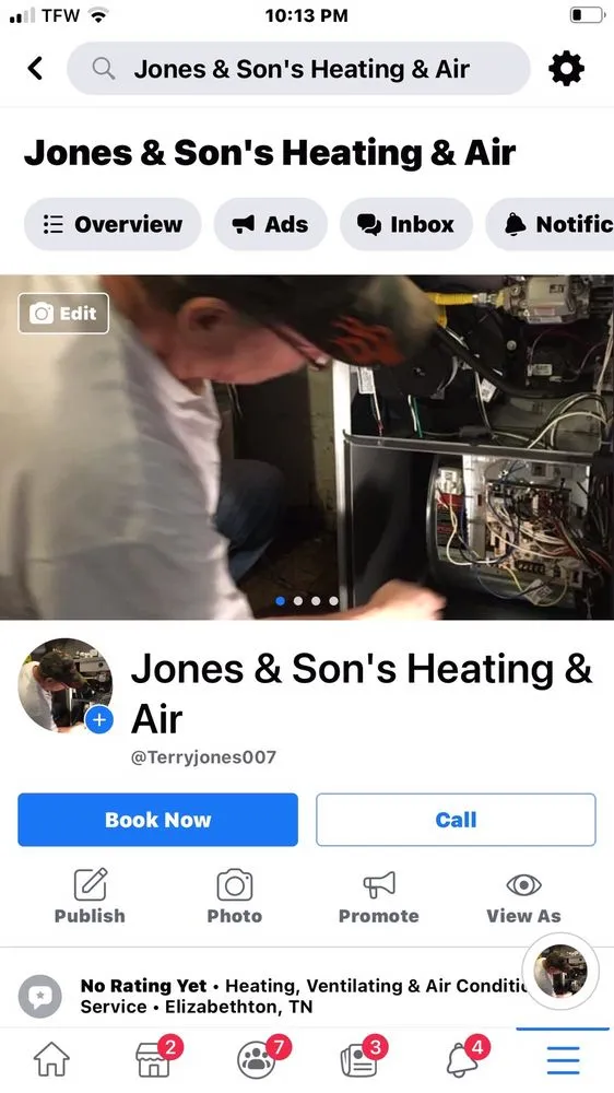 Slide of Jones And Son's Heating And Air