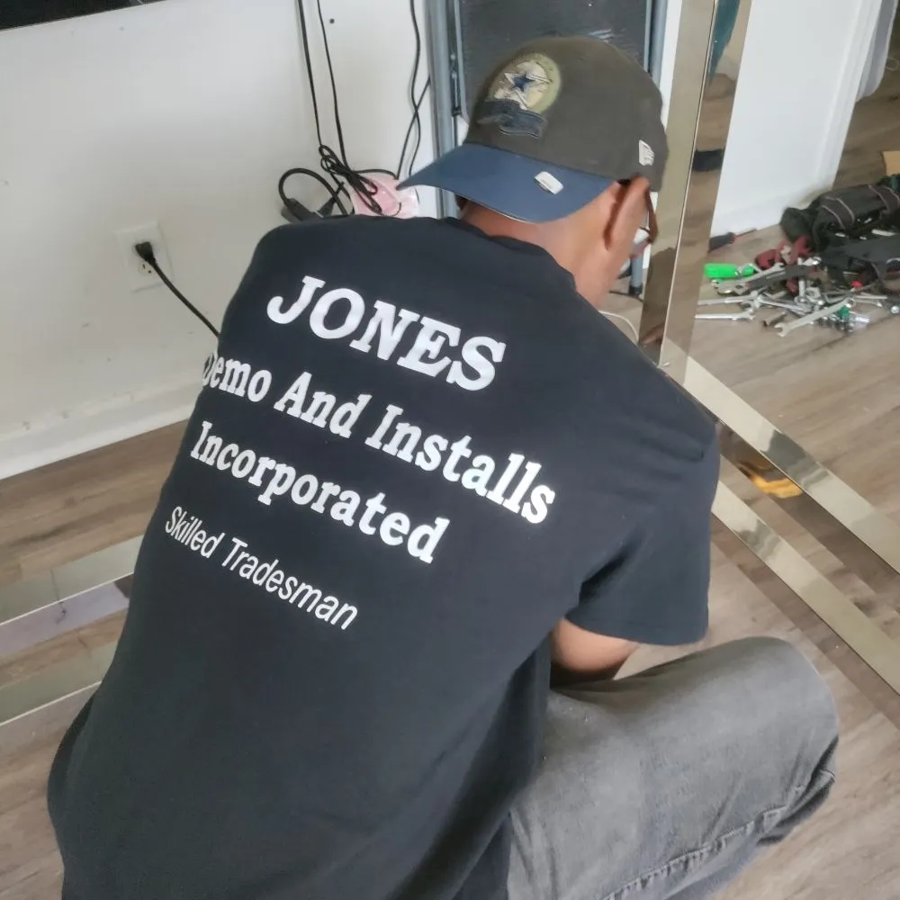 Slide of Jones Demo And Installs