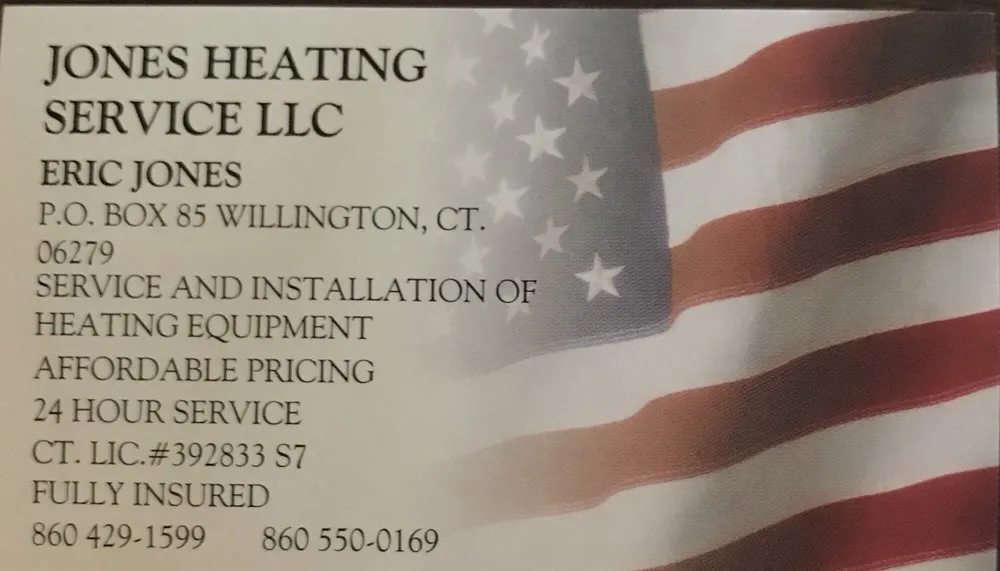 Slide of Jones Heating Service