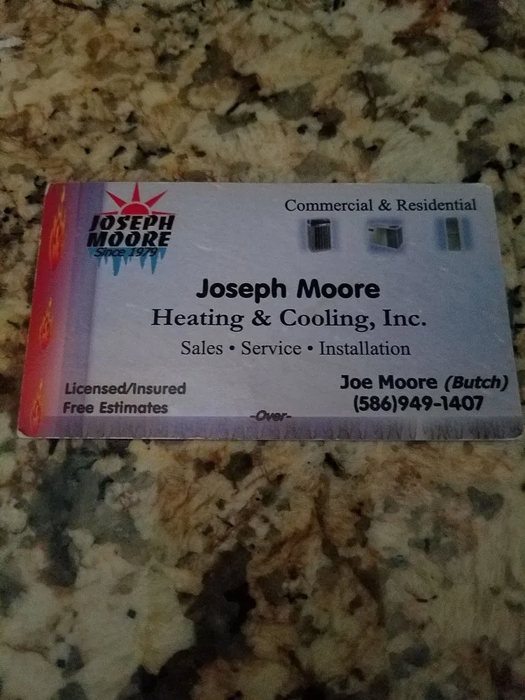 Slide of Joseph Moore Heating & Cooling