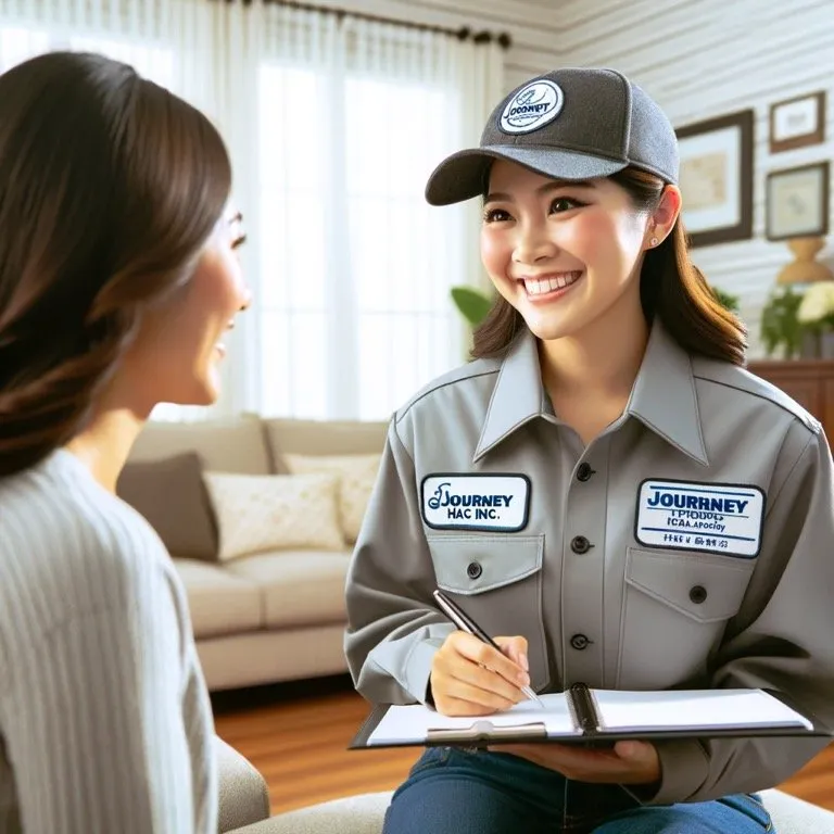 Slide of Journey HVAC