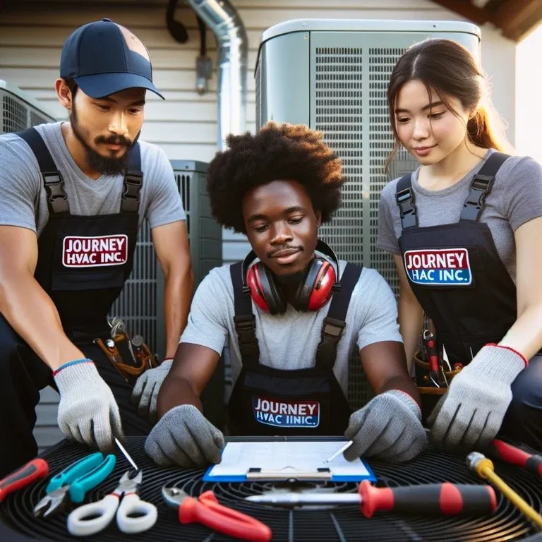 Slide of Journey HVAC