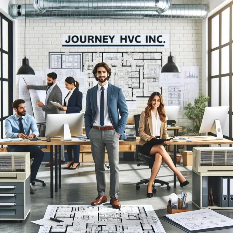 Slide of Journey HVAC