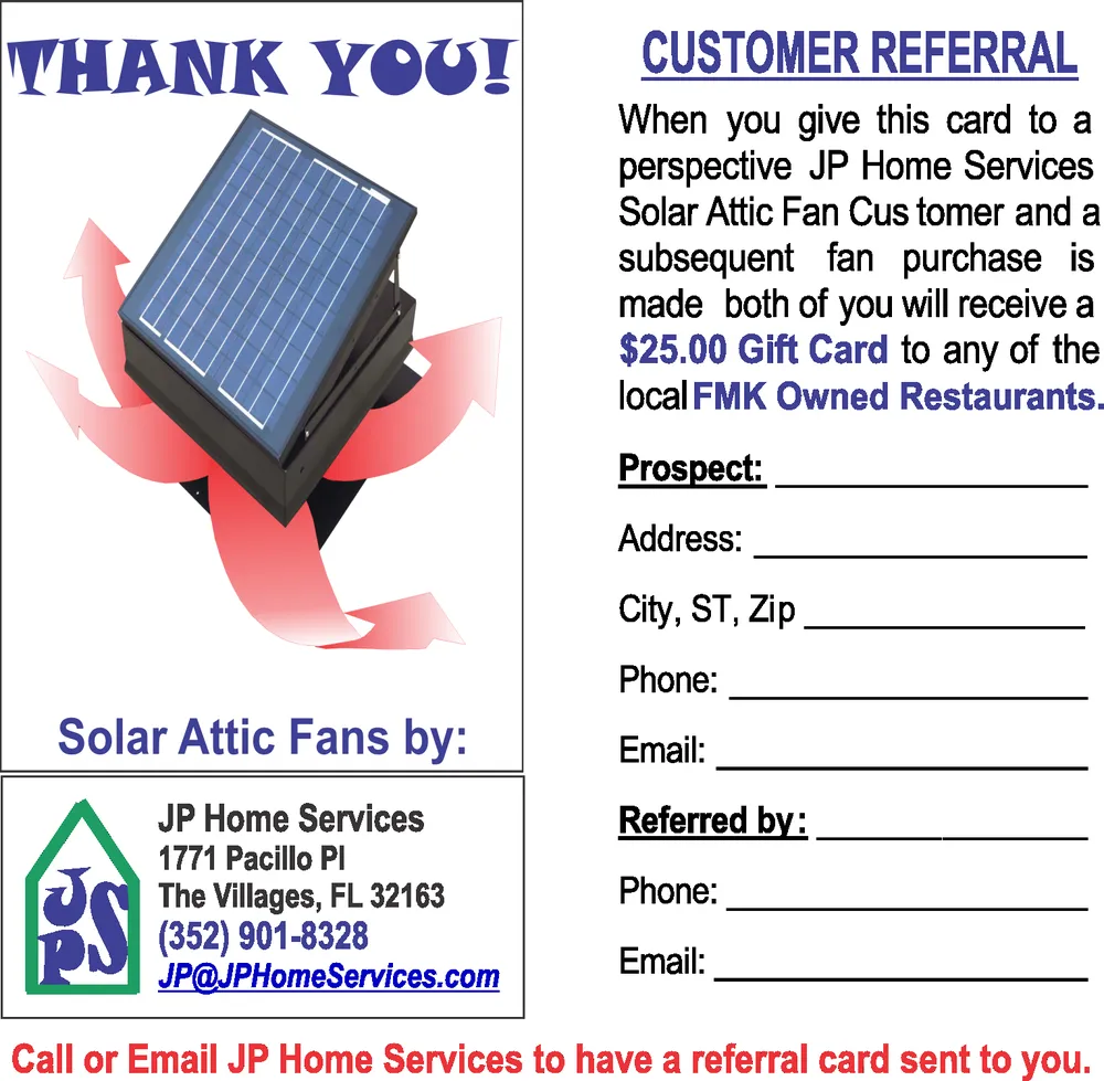 Slide of JP Home Services