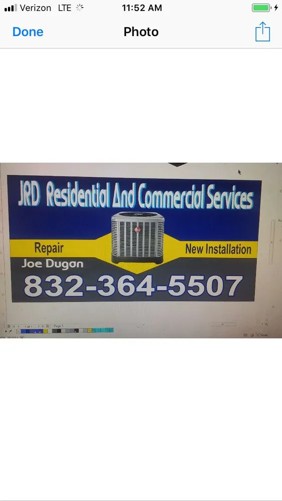 Slide of JRD Residential and commercial services