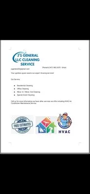 J's General Cleaning Service Logo
