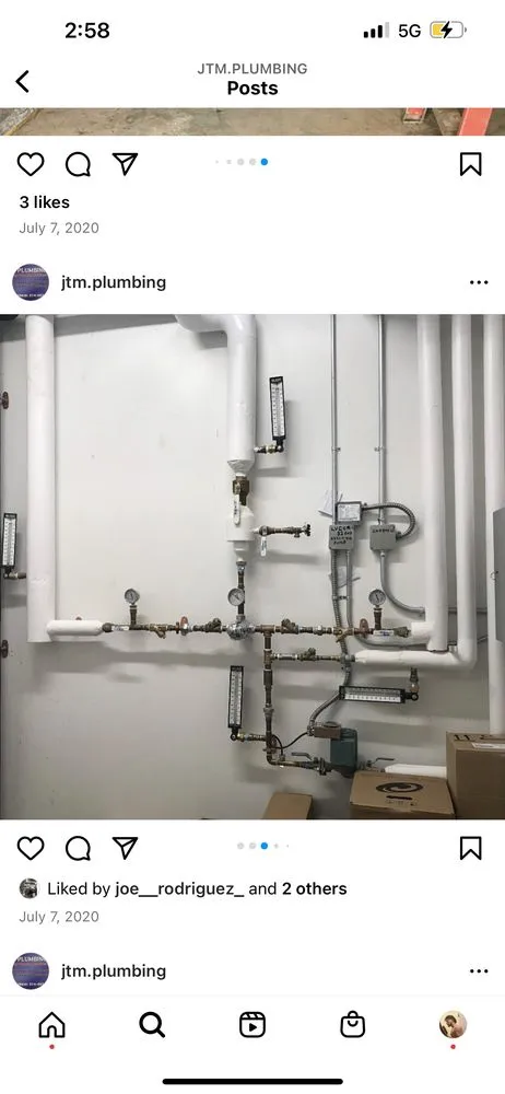 Slide of JTM Plumbing