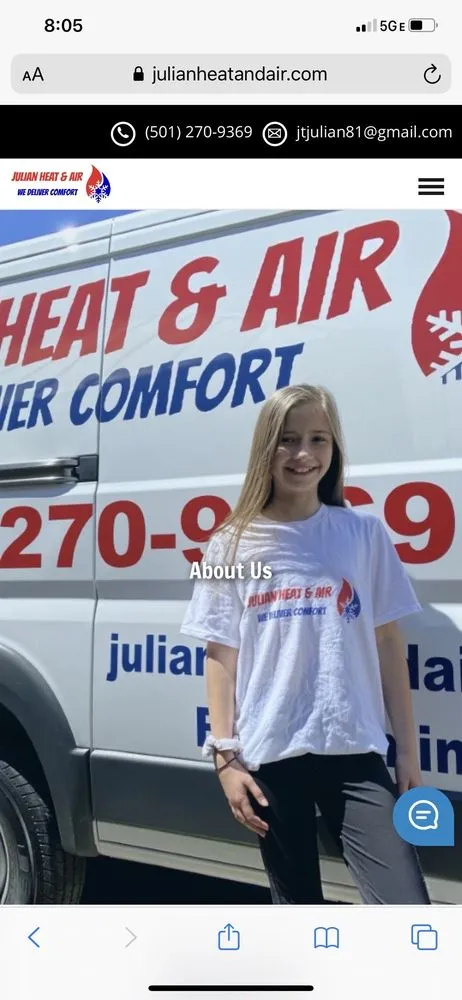 Slide of Julian Heat & Air