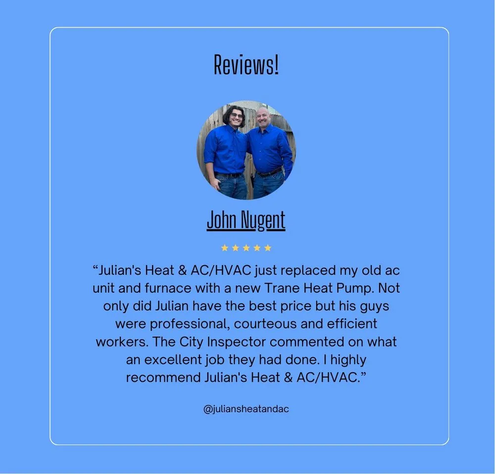 Slide of Julian's Heat & AC