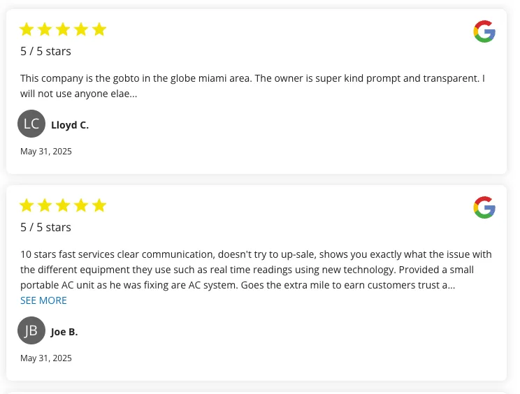 Slide of Just IN Time Heating & Cooling