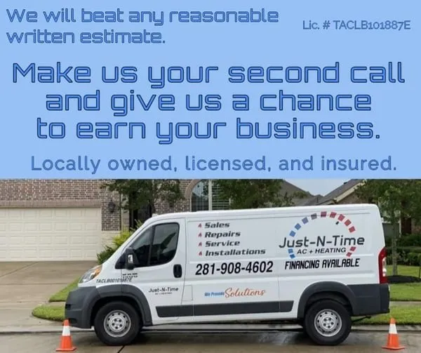 Slide of Just-N-Time AC and Heating