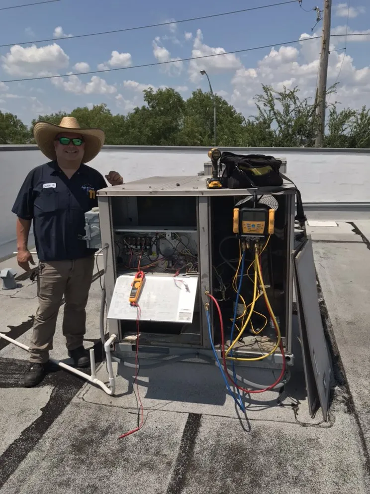 Slide of Just-N-Time AC and Heating