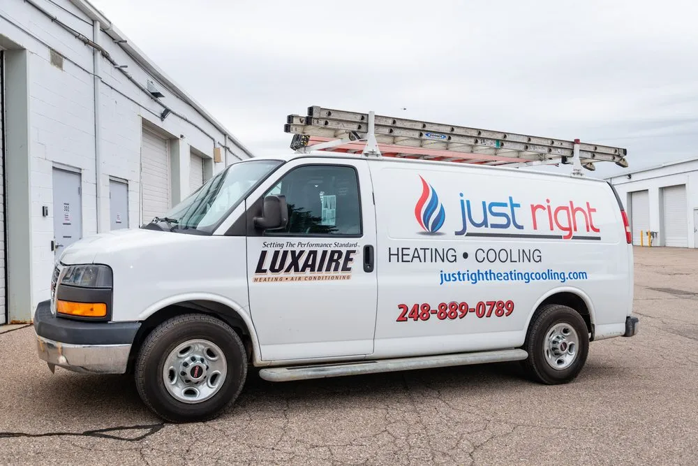 Slide of Just Right Heating & Cooling