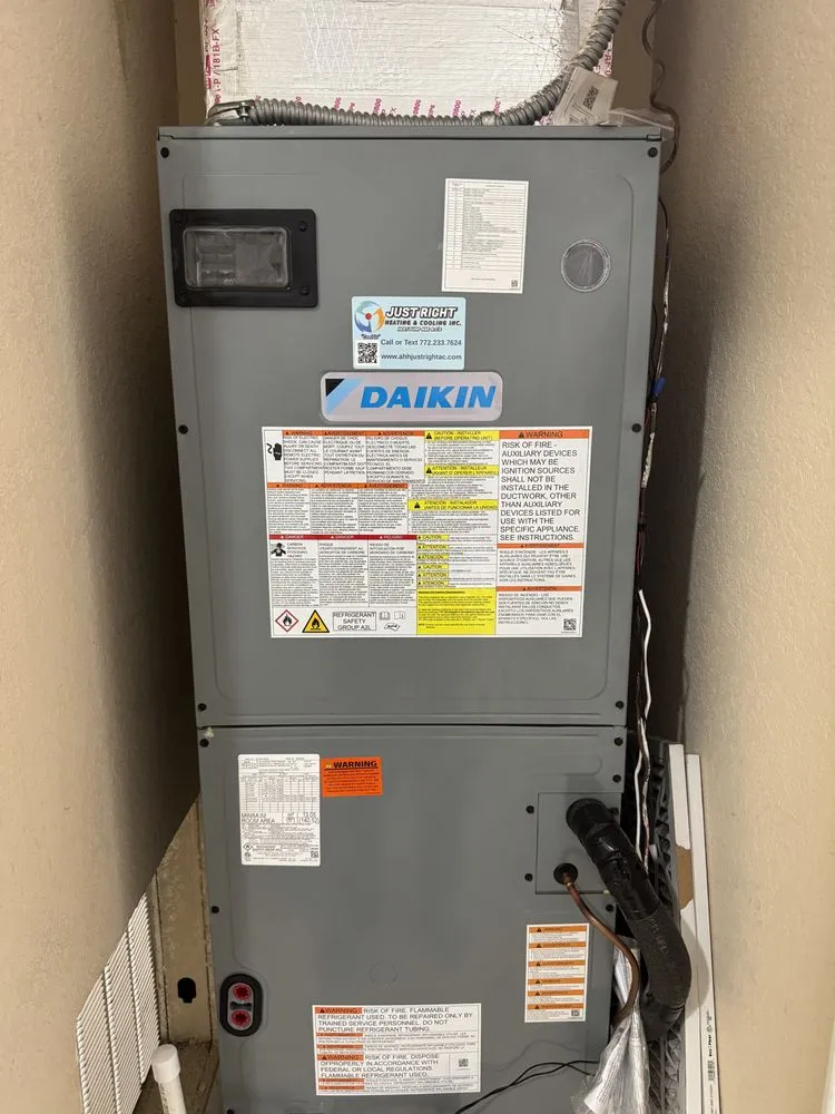 Trusted HVAC maintenance for homes in Port St. Lucie, FL by Just Right Heating and Cooling
