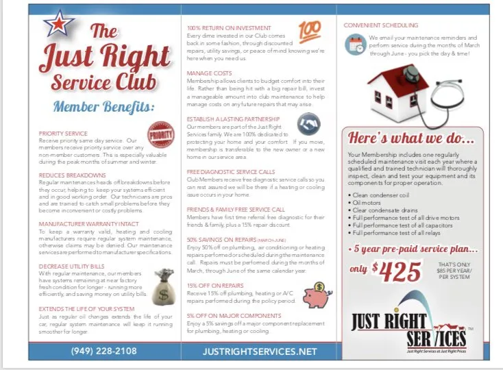 Slide of Just Right Services
