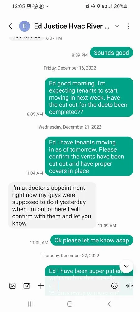 Slide of Justice Heating & Cooling