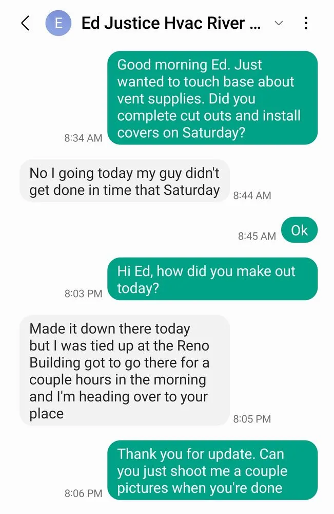 Slide of Justice Heating & Cooling