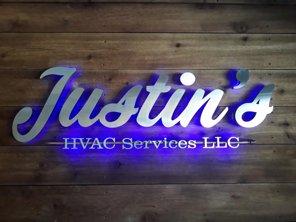 Slide of Justin's HVAC Services