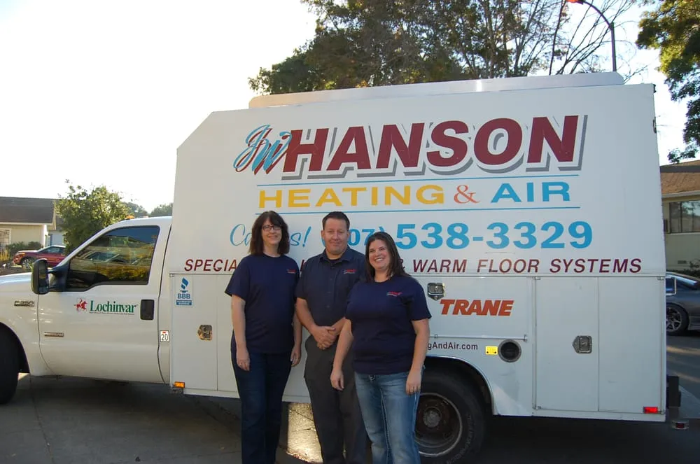 Slide of JW Hanson Heating and Air