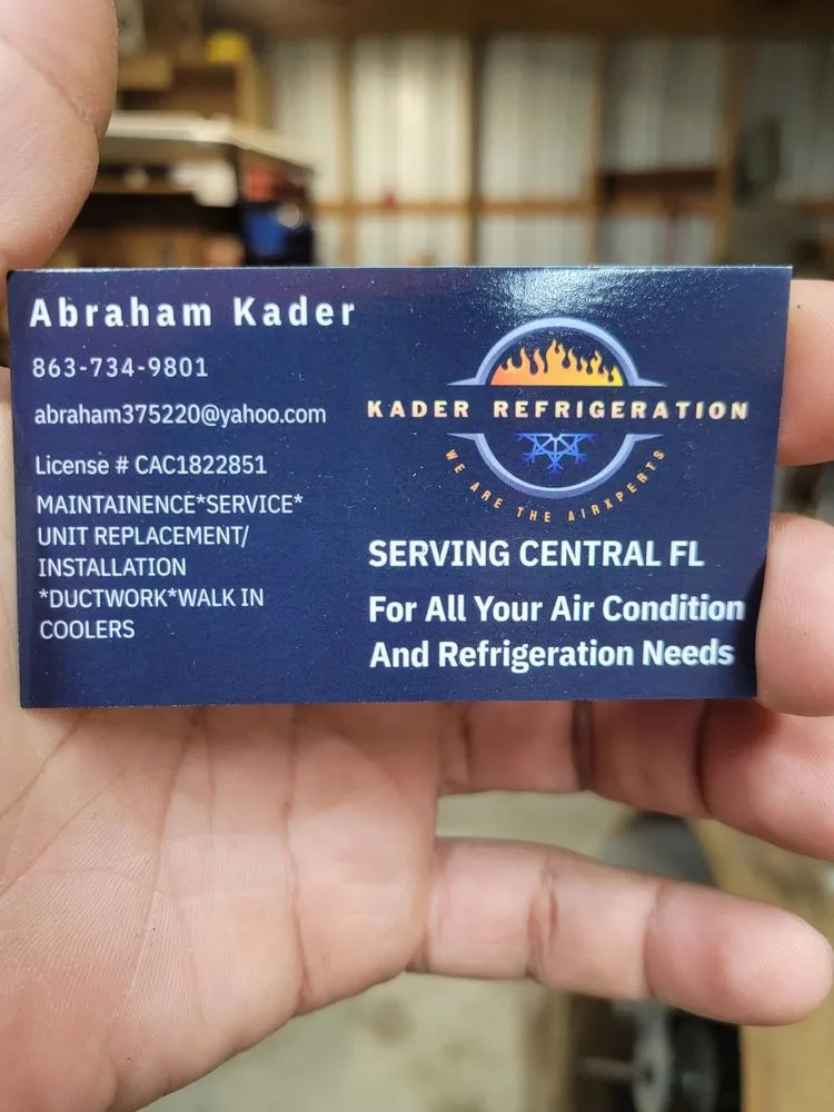 Slide of Kader Refrigeration