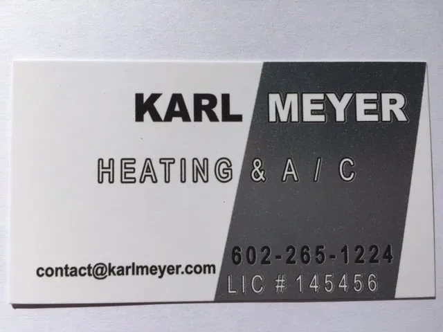 Slide of Karl Meyer Heating & A C