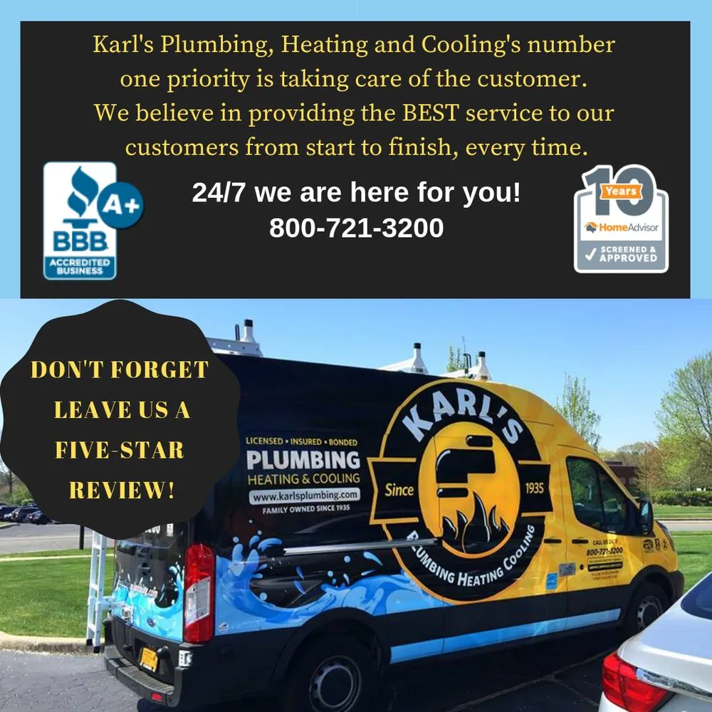 Slide of Karl's Plumbing Heating & Cooling