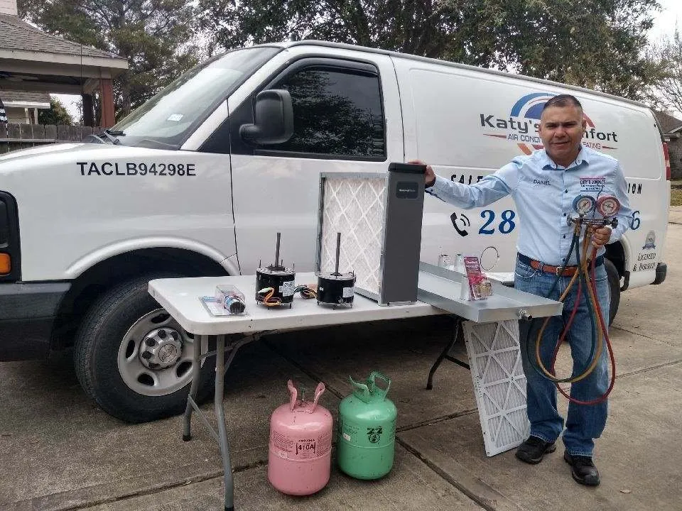 Slide of Katy's Comfort A/C and Heating