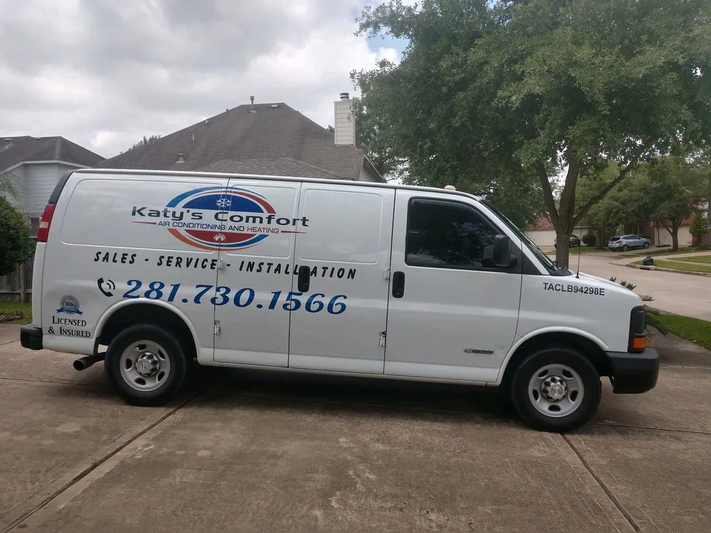 Slide of Katy's Comfort A/C and Heating