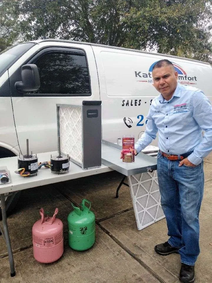 Slide of Katy's Comfort A/C and Heating