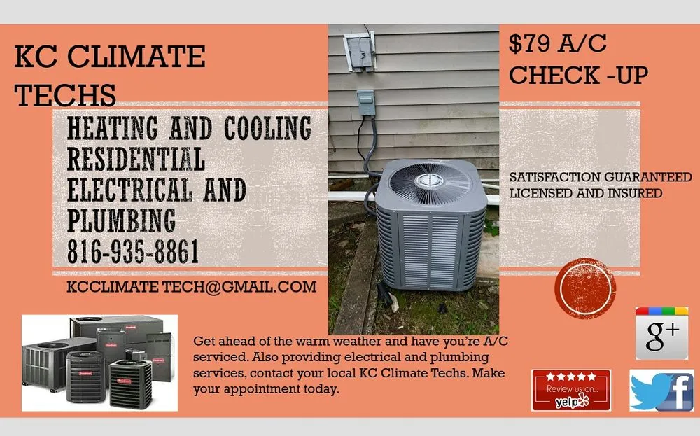 Top-rated AC installation near you across Lee's Summit, MO - KC Climate Techs